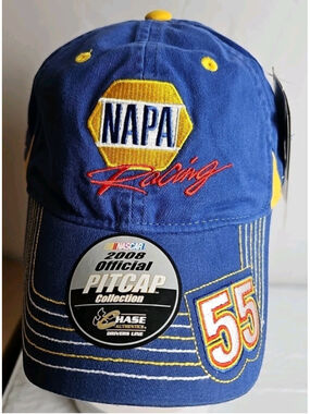 Michael Waltrip #55 2008 Official Pit Cap Hat Adjustable Nascar New With Tags